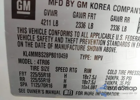 2023 Buick Encore Gx Preferred Fwd from USA, damaged, VIN KL4MMBS28PB010459
